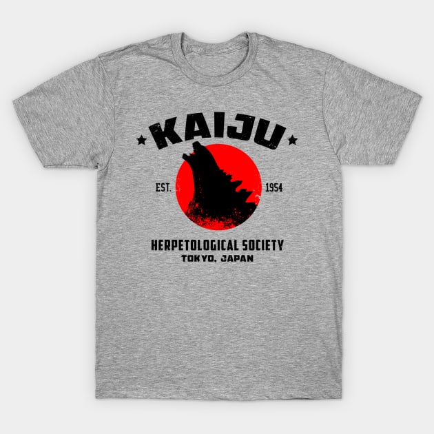 Kaiju Lepidopterist Society (Light Print) T-Shirt by Nerdology